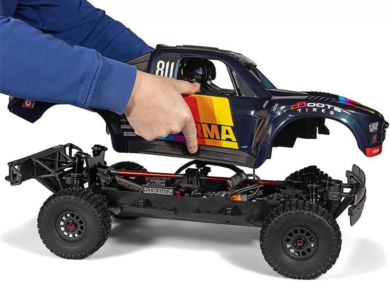Arrma 1/7 Mojave 6S 4X4 RTR Brushless Desert Truck, bleu