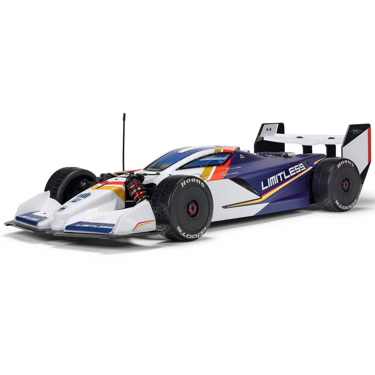 Voiture de vitesse RC Arrma Limitless 120 8S 4x4 1/7 brushless RTR blanc/bleu – ARA7816T2