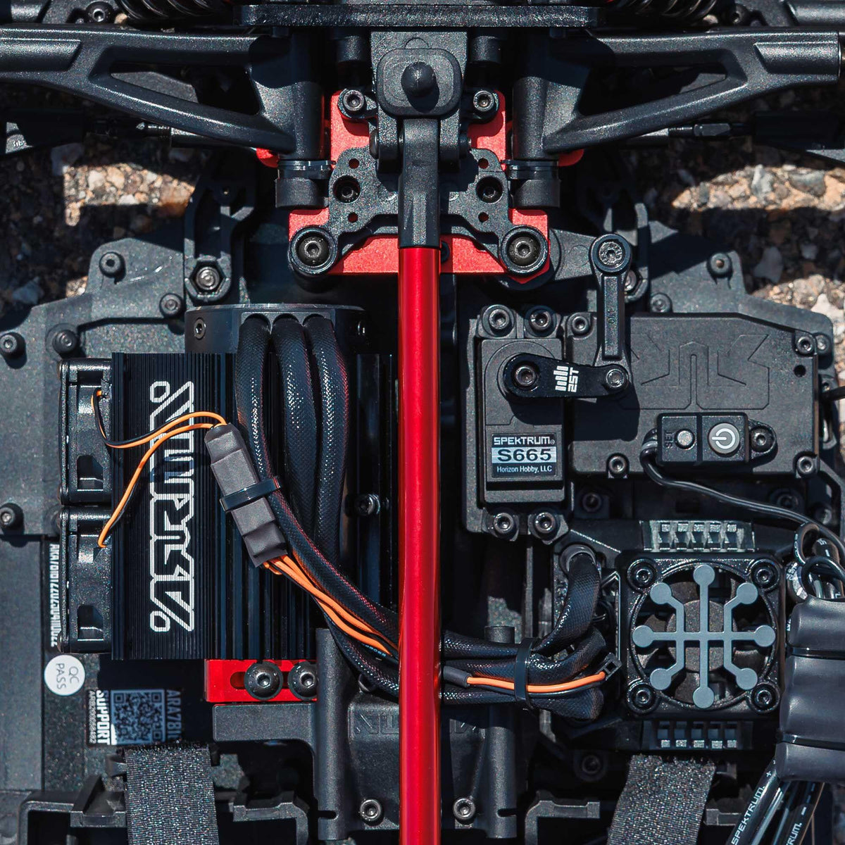 Voiture de vitesse RC Arrma Limitless 120 8S 4x4 1/7 brushless RTR rouge – ARA7816T1