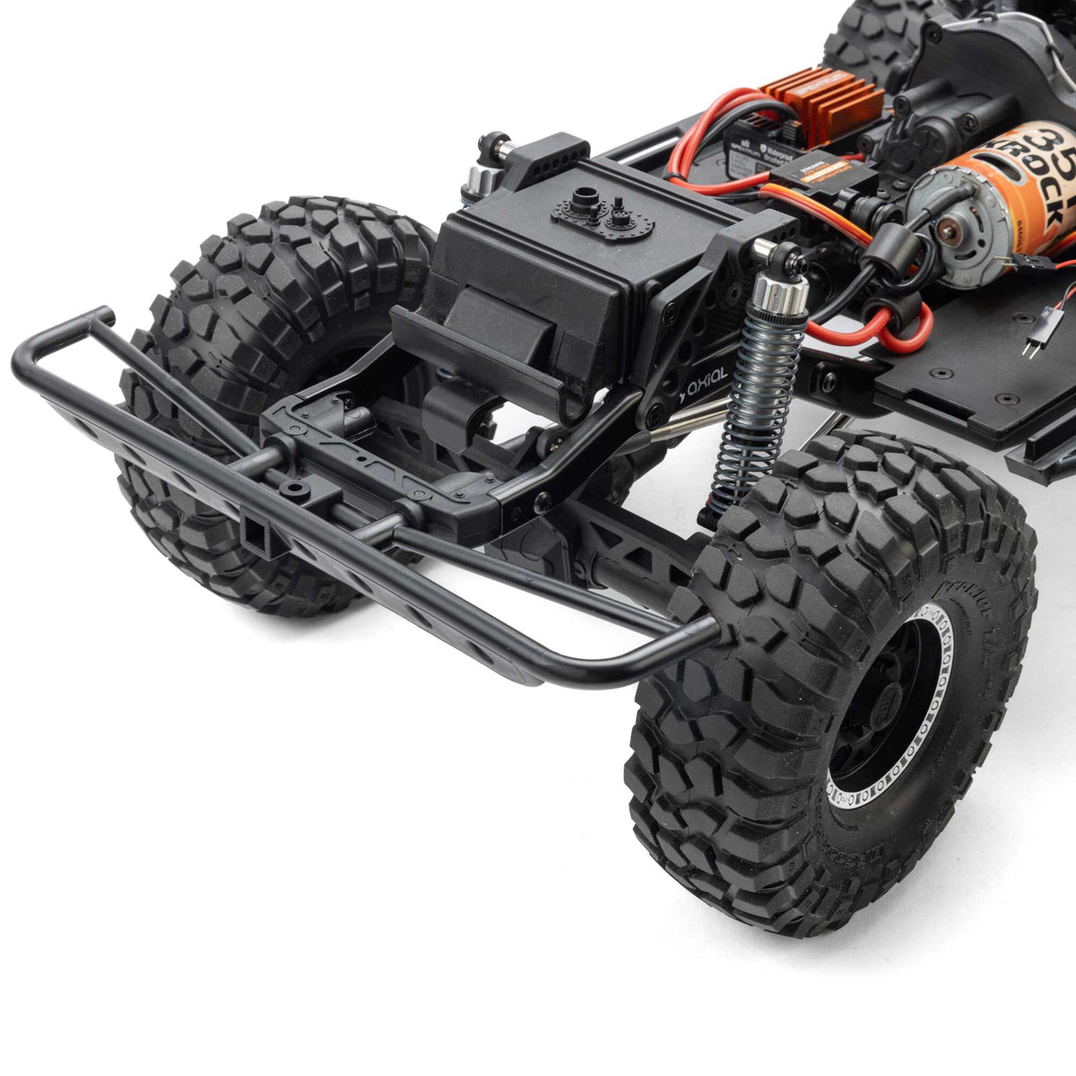 Axial 1/10 SCX10 III Jeep Cherokee XJ Rock Crawler 4X4 RTR blanc - Breizh Modélisme.
