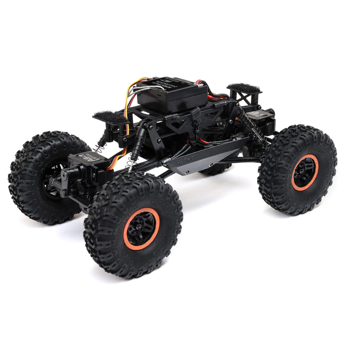 Mini rock crawler tout-terrain 4x4 AX24 XC-1 4WS RTR 1/24 orange - AXI00003T2