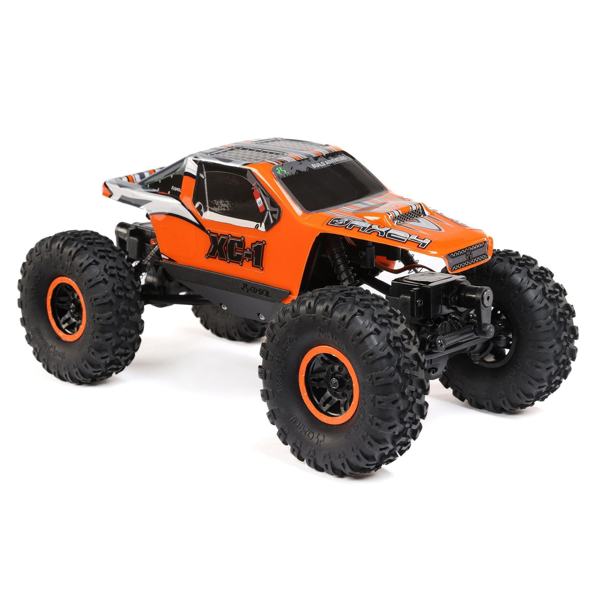 Mini rock crawler tout-terrain 4x4 AX24 XC-1 4WS RTR 1/24 orange - AXI00003T2