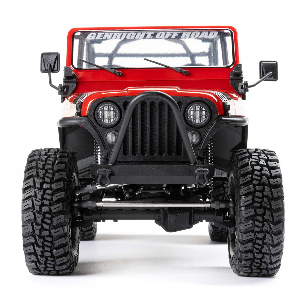 Crawler Axial 1/10 SCX10 III Jeep CJ-7 4WD charbon RTR - rouge AXI03008V2T1 - Breizh Modélisme.