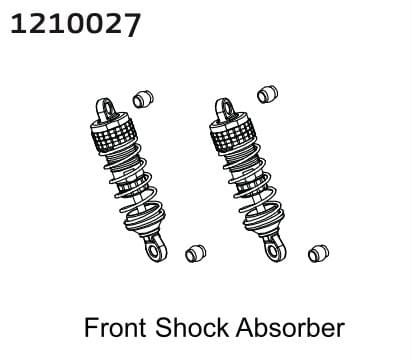 Amortisseurs avant en aluminium Neon Buggy (x2) - 1210027