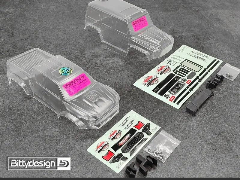 Carrosserie transparente prédécoupée pour Traxxas TRX-4M T-400 1/18 - BDTRX-18T400