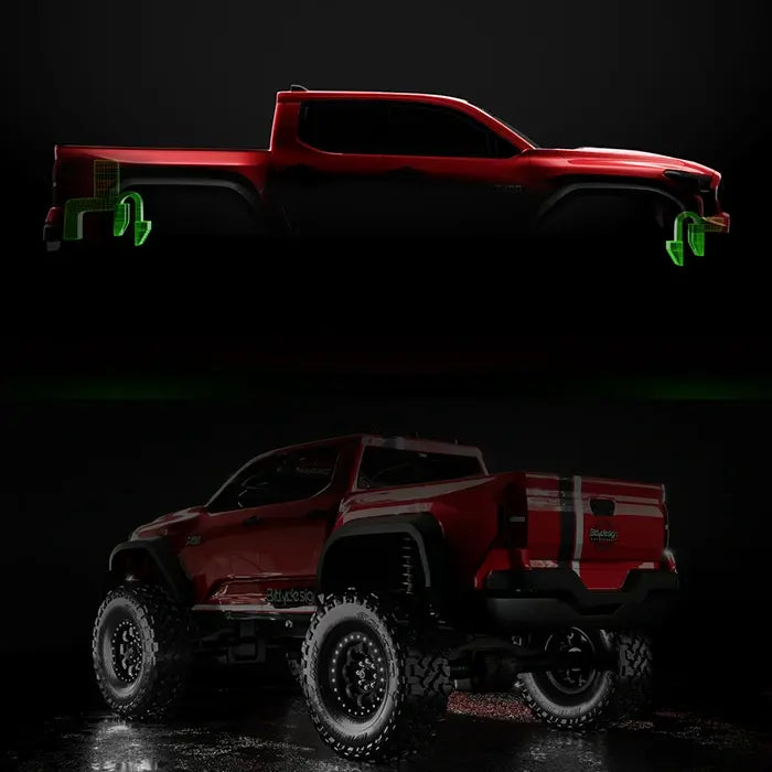 Carrosserie transparente prédécoupée pour Traxxas TRX-4M T-400 1/18 - BDTRX-18T400