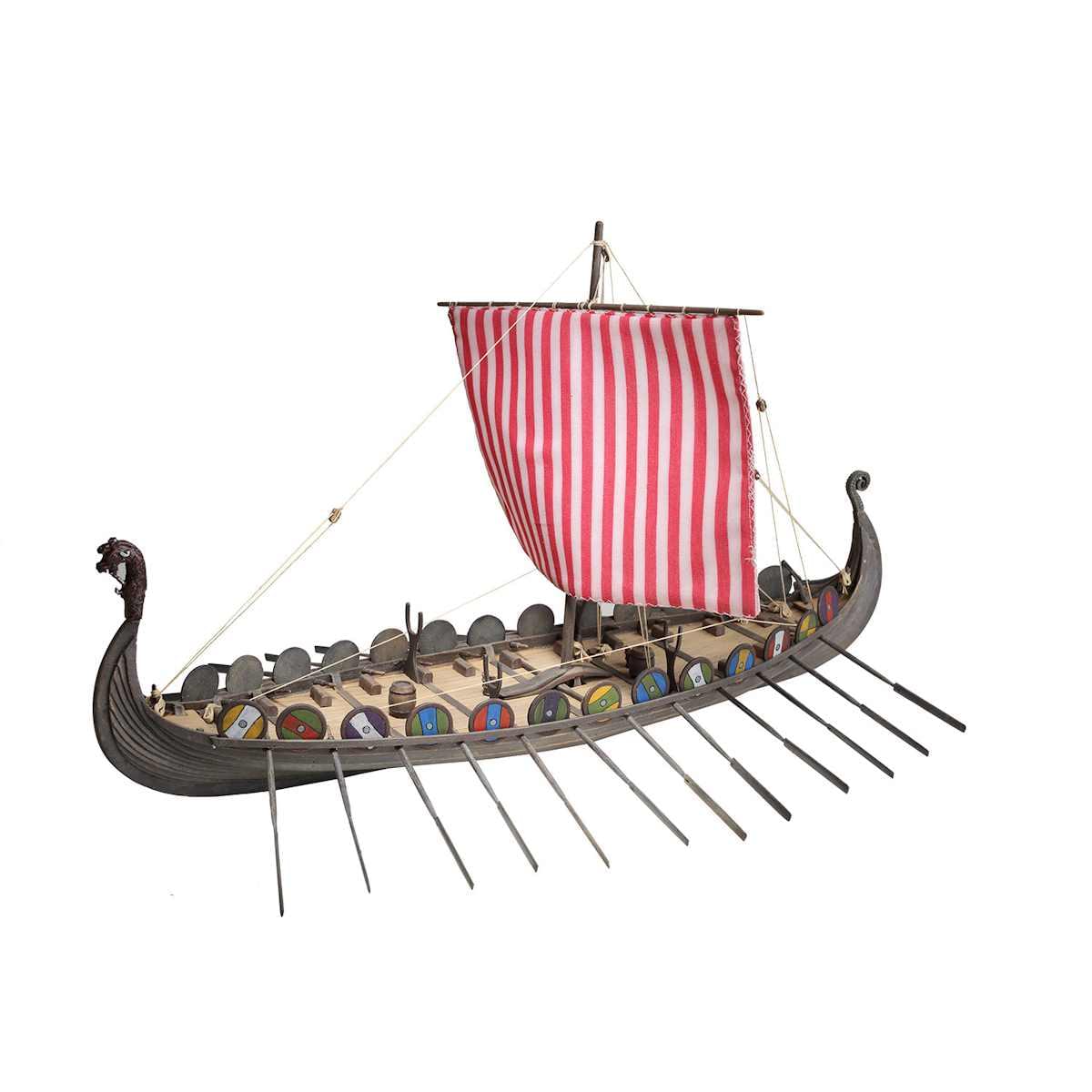 Maquette de bateau en bois 20164 Drakkar Vinking 1:48