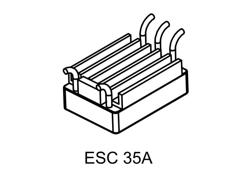 ESC Brushless 35A connectique XT60 - 1610168
