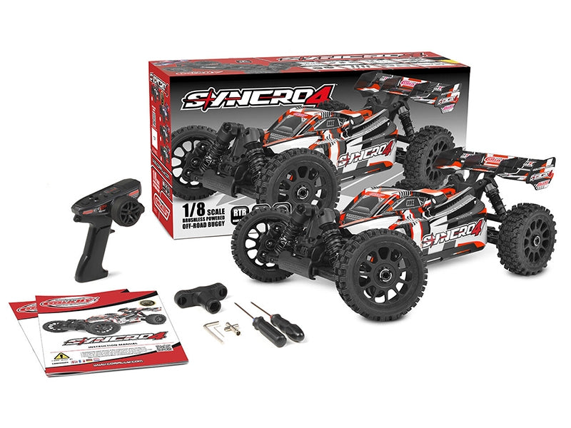 Buggy Corally Syncro 4 verte Brushless 3 -4S RTR 1/8 C-00295 - Breizh Modélisme.