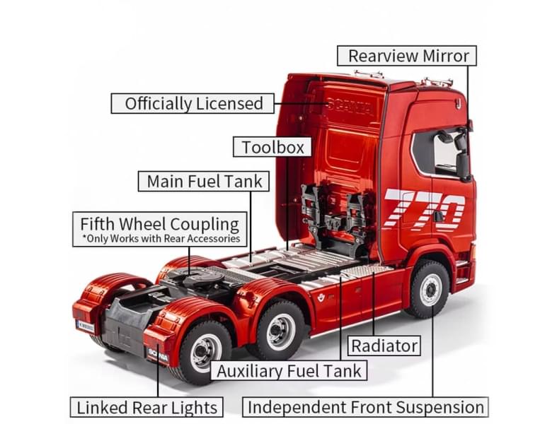 Camion Huina Scania 770S RC Truck RTR 1501 - Breizh Modélisme.