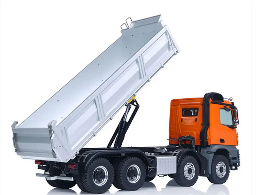 Camion-benne radiocommandé 1/14 orange 8x8 Huina Kabolite 5701