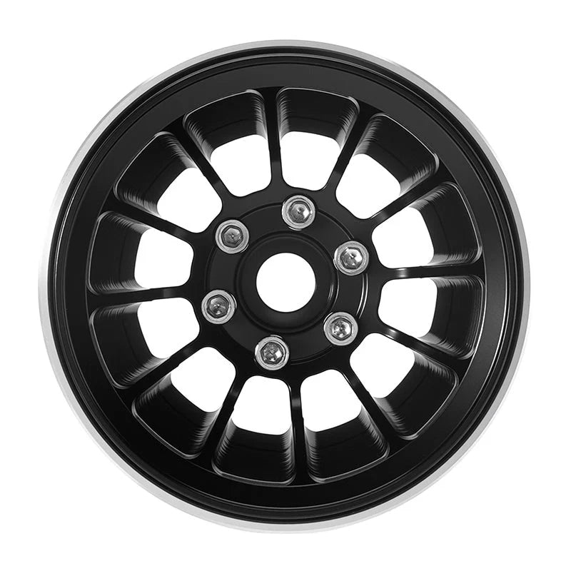 4 jantes INJORA 1,9" Turbine Deep Dish CNC pour crawlers RC 1/10 (W1915) - Breizh Modélisme.