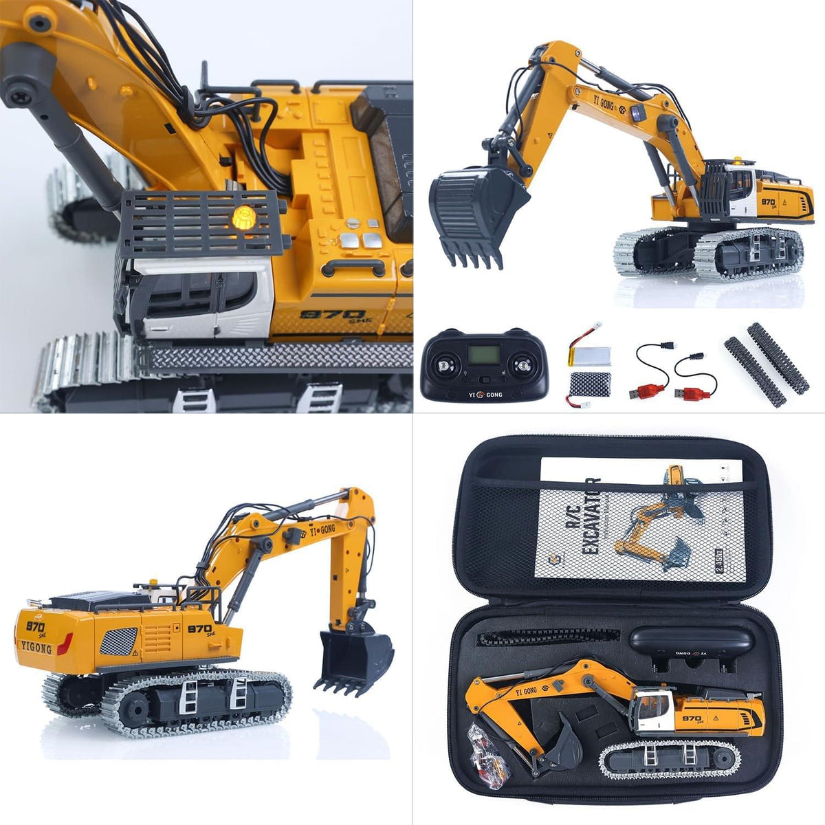Pelle radiocommandée FM-Electrics FM970 1/50 en métal