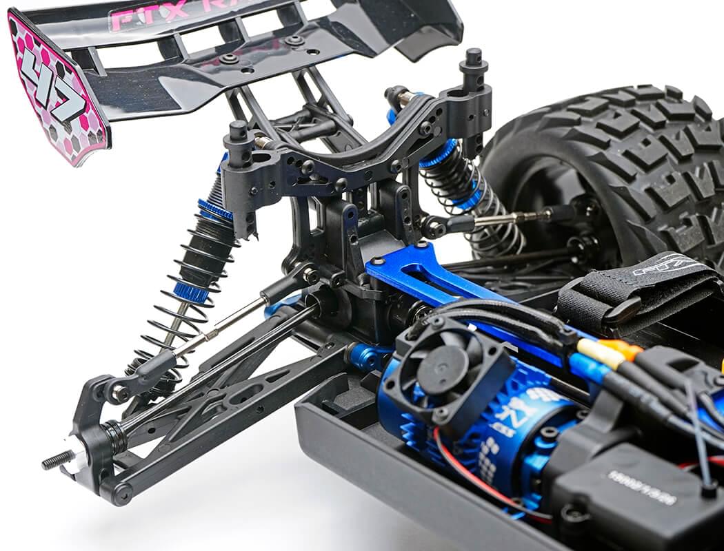 FTX Khaos 1/10 Truggy Tout-Terrain Brushless 3S 4WD – Fushia (FTX5564)