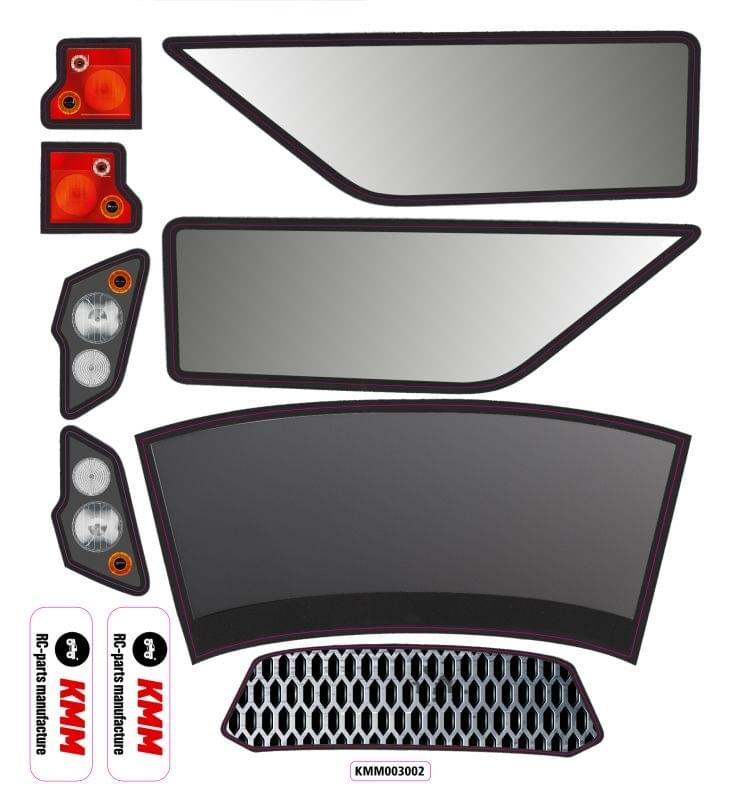 Carrosserie KMM incassable graffiti pour TRAXXAS Wide-MAXX - KMM001002GR - Breizh Modélisme.
