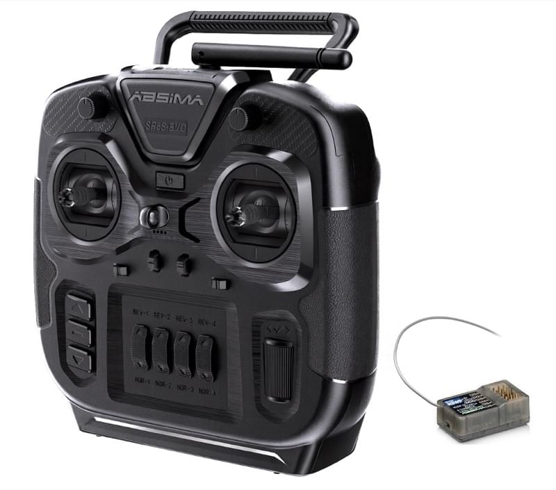Absima Radio SR6S Evo 6 Voies 2.4ghz + Récepteur R6WP 2000023