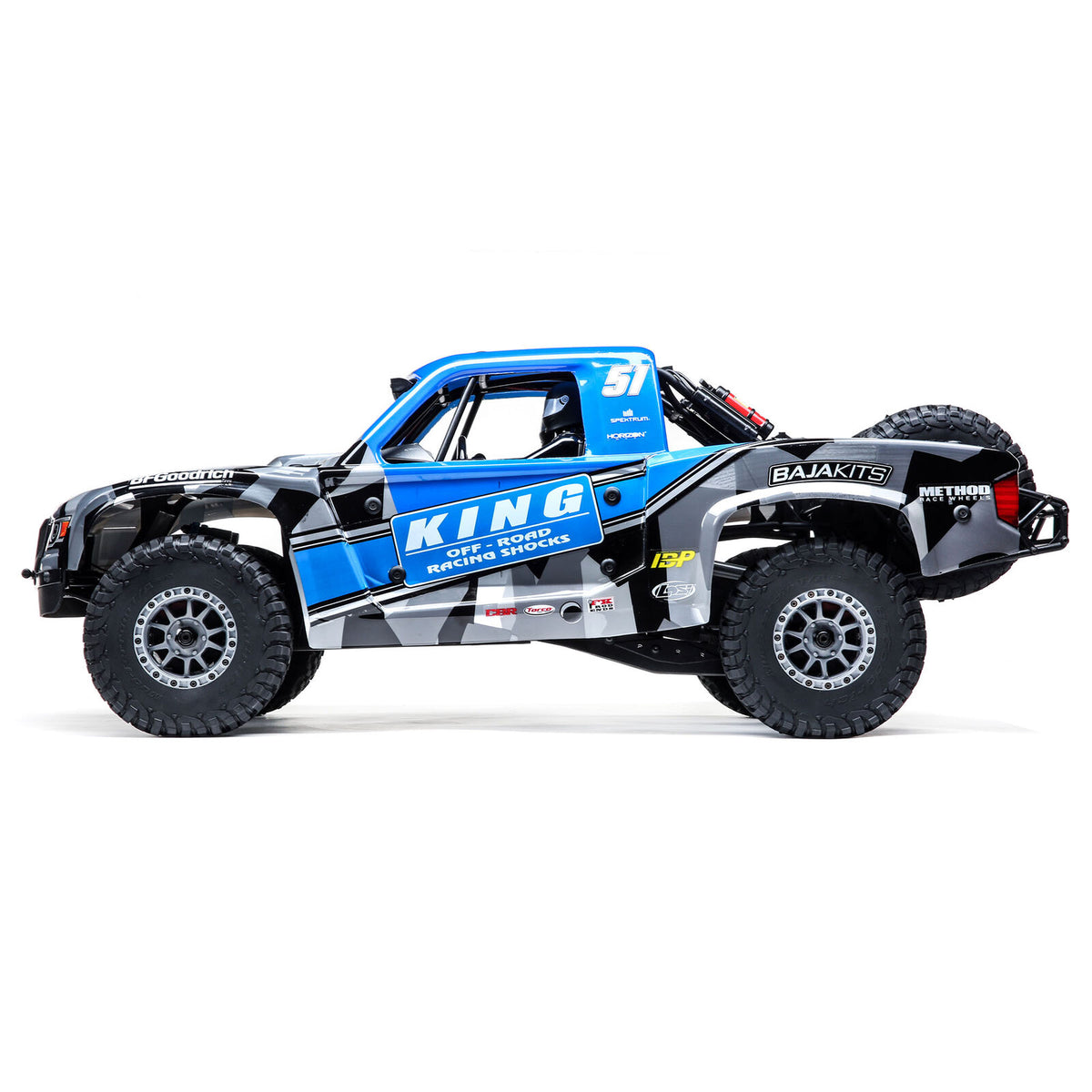 Losi Super Baja Rey 2.0 King Shocks 1/6 4x4 brushless 8S RTR bleu – LOS05021T2 - Breizh Modélisme.
