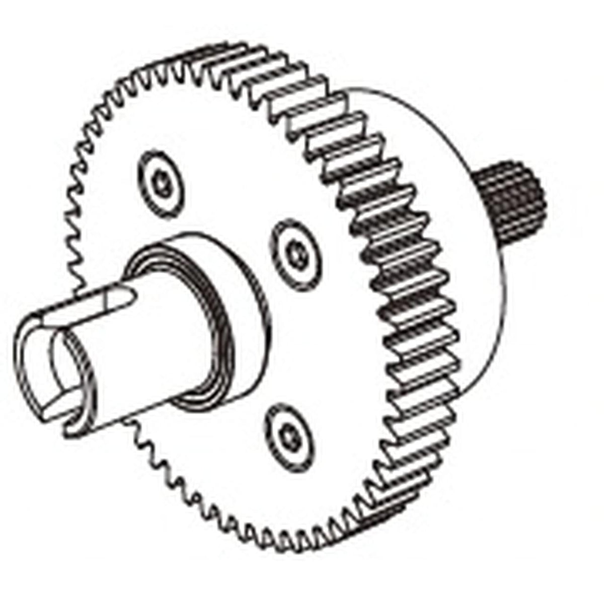 Différentiel central pour MJX - P73420C - Breizh Modélisme.