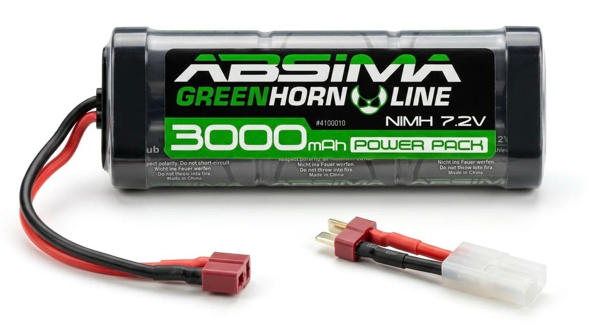 Batterie Ni-Mh 3000mAh 7.2V Tamiya + dean