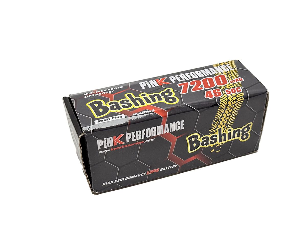 Batterie lipo 4S Bashing 14,8V 7200mAh - PP3-4S7200-M - Breizh Modélisme.