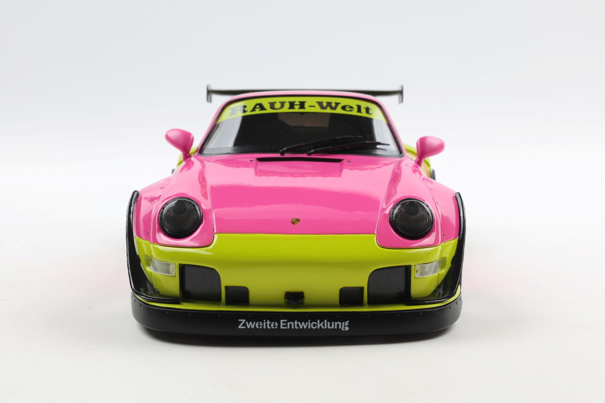 OCCASION Solido S1808510 Voiture miniature collection 1/18 Porsche 911 RWB BodyKit 2024 Pink - Breizh Modélisme.