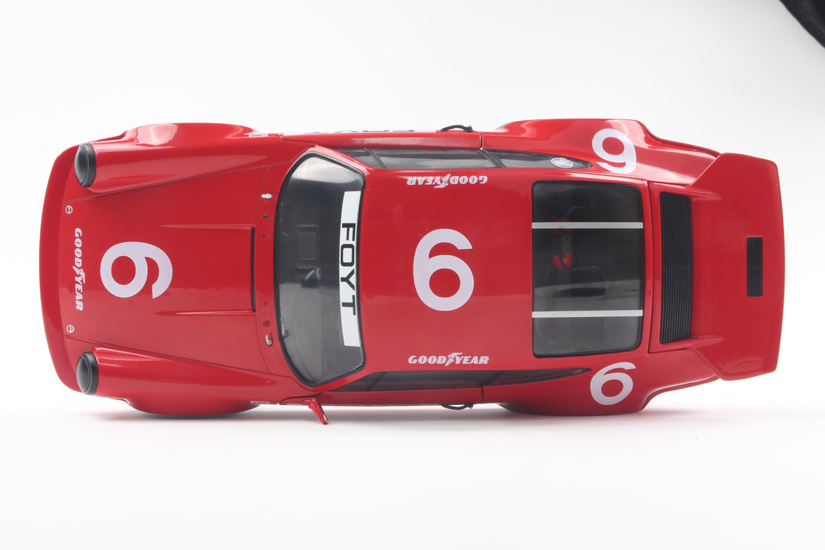Solido s1810706 Voiture miniature collection 1/18 Porsche 911 rose 3 Pearson iroc Daytona 1974 - Breizh Modélisme.