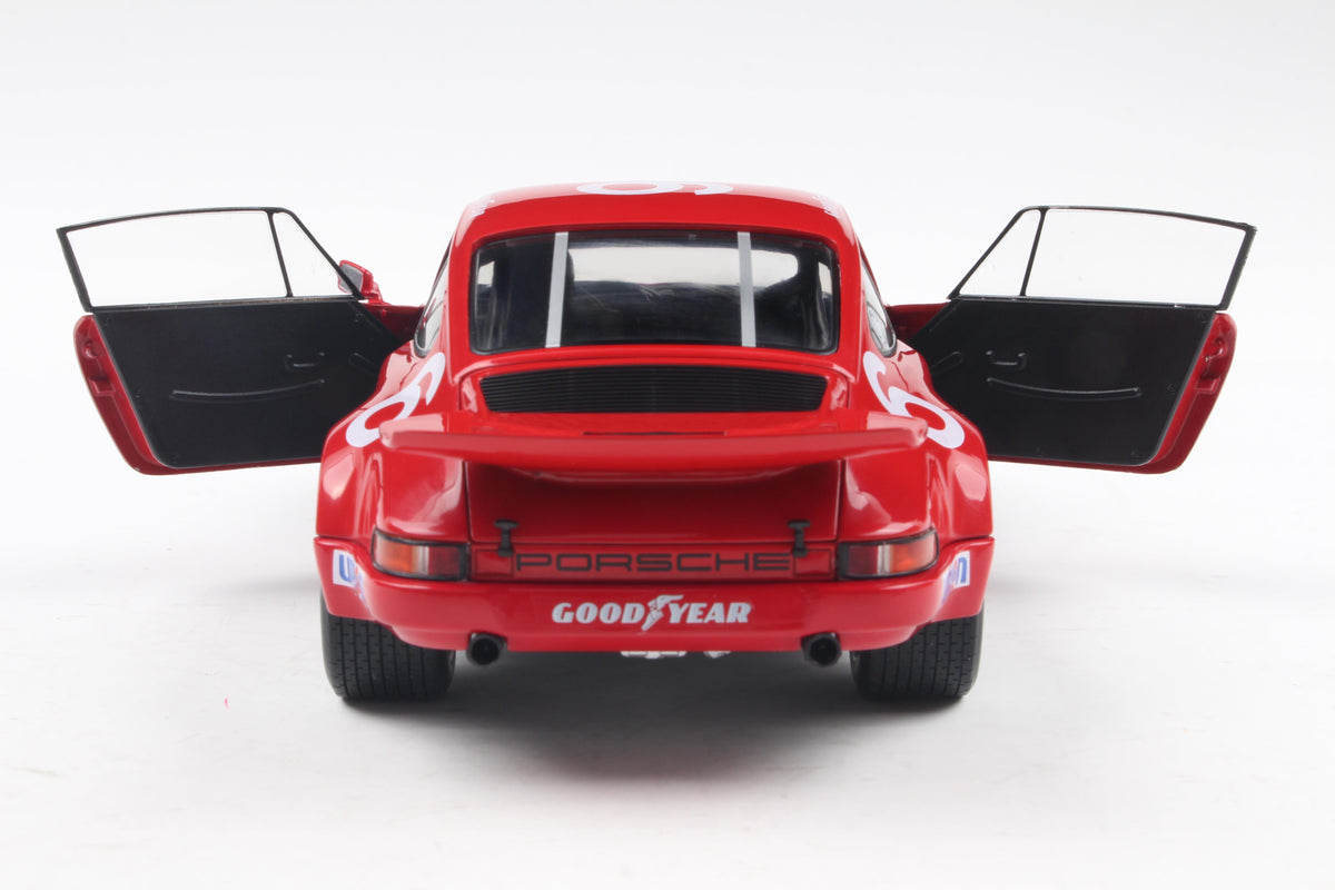Solido s1810706 Voiture miniature collection 1/18 Porsche 911 rose 3 Pearson iroc Daytona 1974 - Breizh Modélisme.