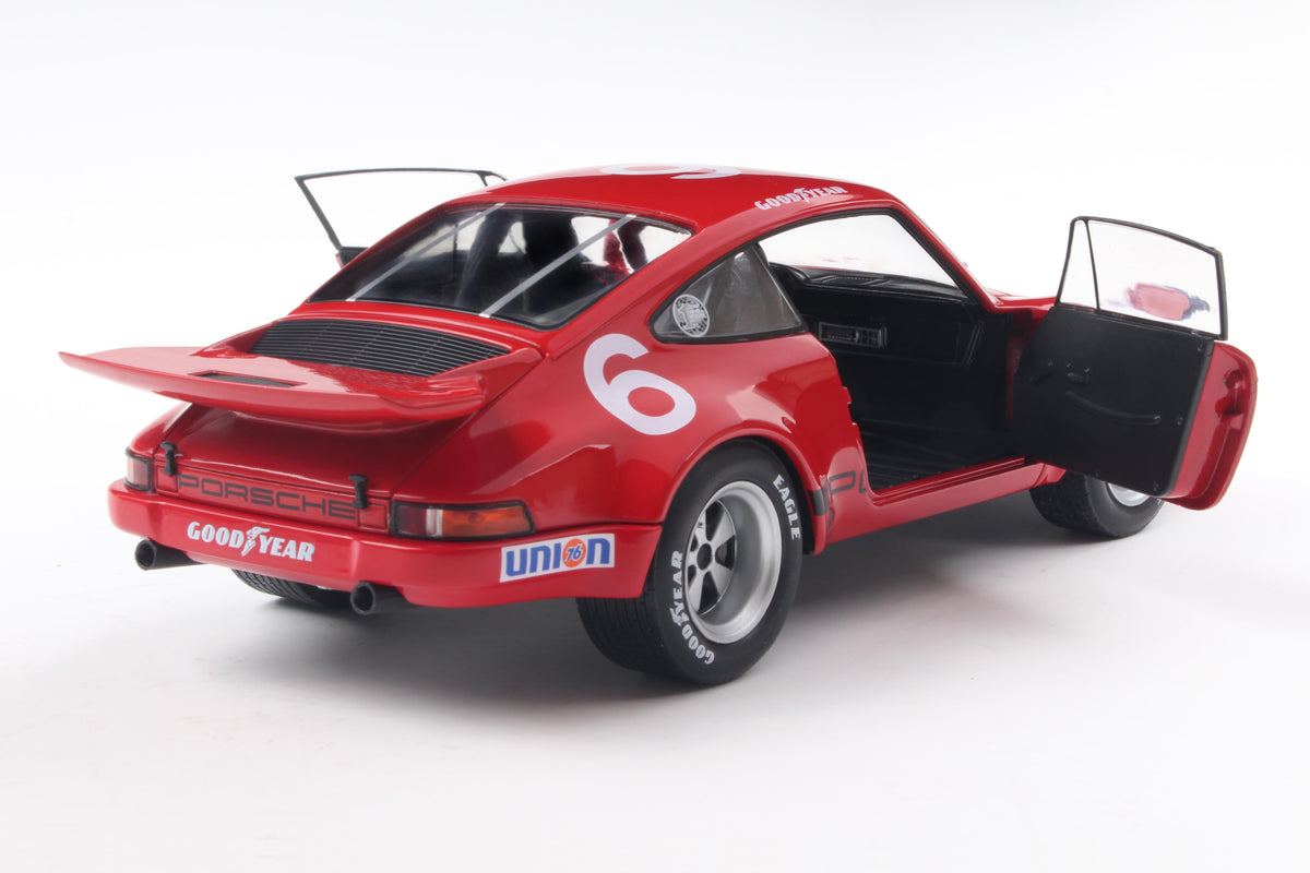 Solido s1810706 Voiture miniature collection 1/18 Porsche 911 rose 3 Pearson iroc Daytona 1974 - Breizh Modélisme.