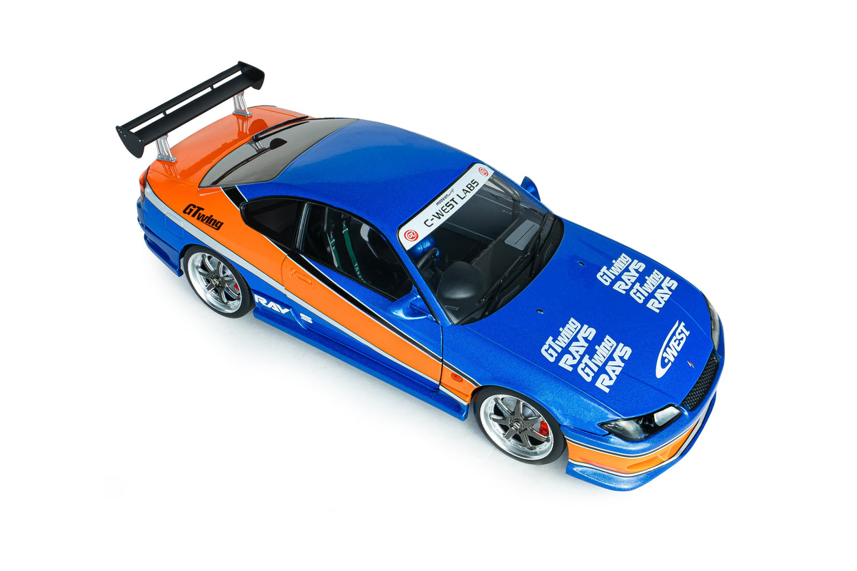 Solido S1812205A Voiture miniature collection 1/18 Nissan Silvia (S15) Spec-S Tokyo Drift - Breizh Modélisme.
