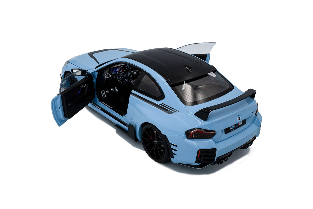 Solido S1812901 Voiture miniature collection 1/18 BMW M2 performance parts – Zandvoort Blue – 2024