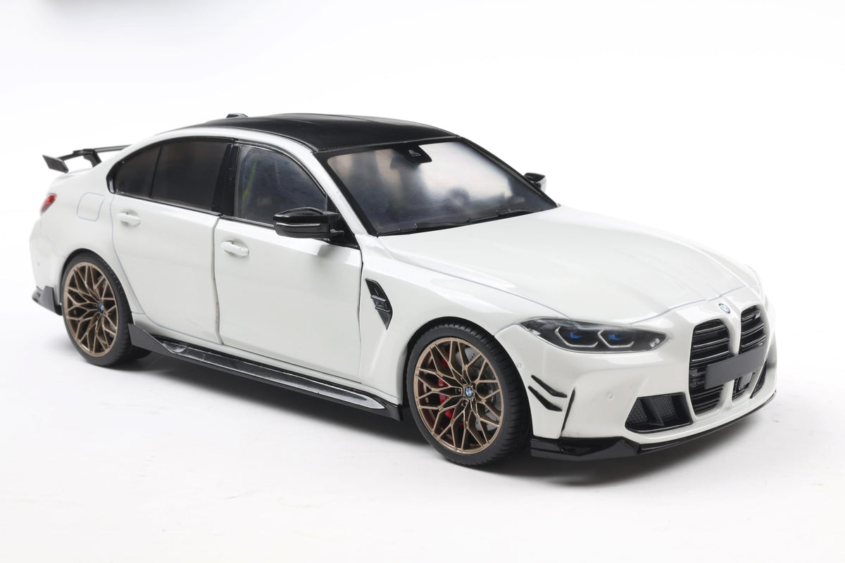 Solido S1814301 Voiture miniature collection 1/18 BMW M3 Performance parts – Alpineweiss uni – 2024
