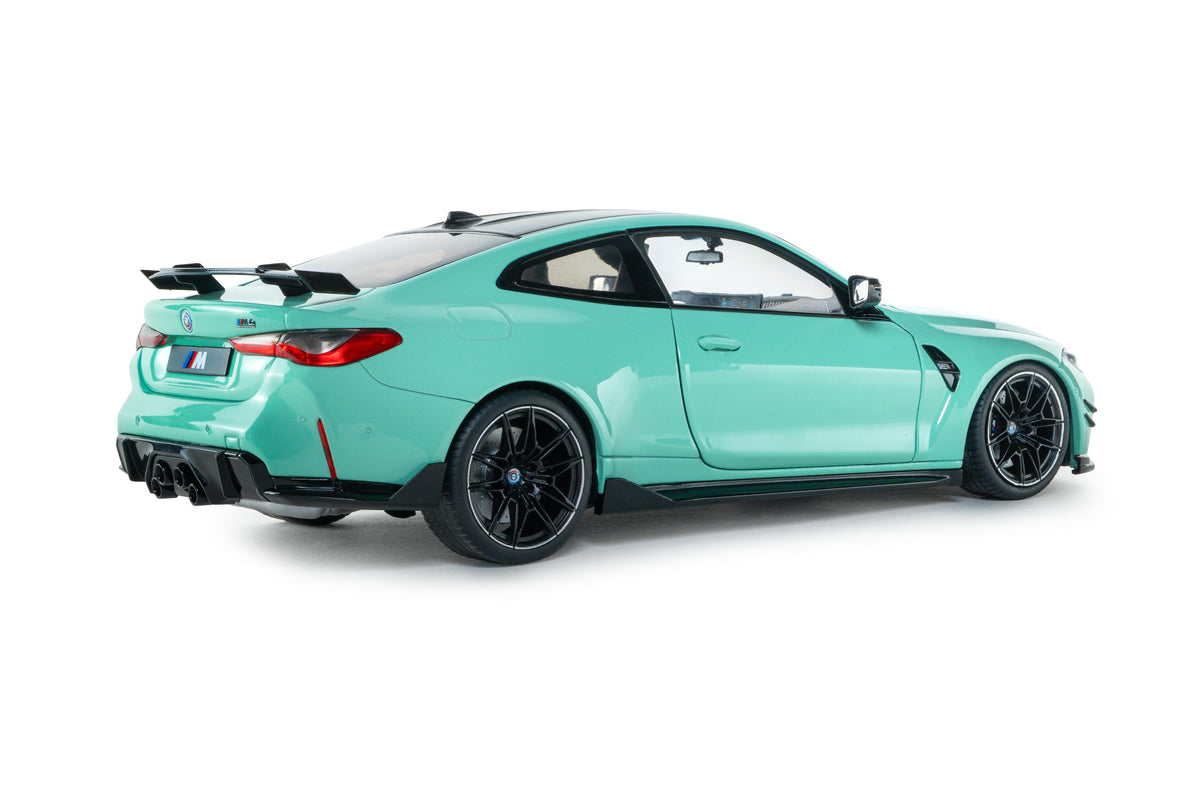 Solido S1814501 miniature collection 1/18 BMW M4 Performance turquoise - Breizh Modélisme.