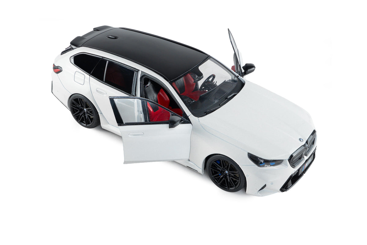 Solido S1814802 Voiture miniature collection 1/18 BMW M5 Touring – Alpine White Solid – 2025