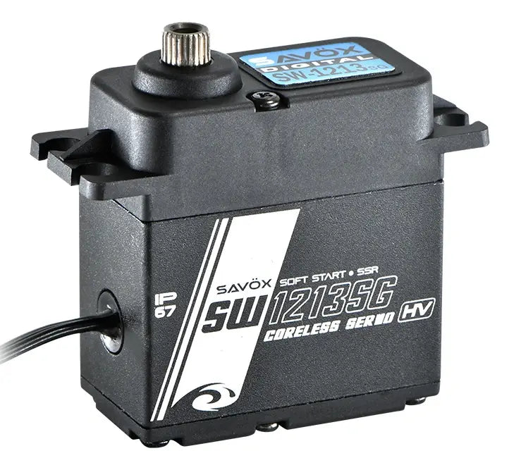 Servo crawler Savox SW-1213SG 38 kg 0,16 s HV Alu Brushless à engrenages en acier WP