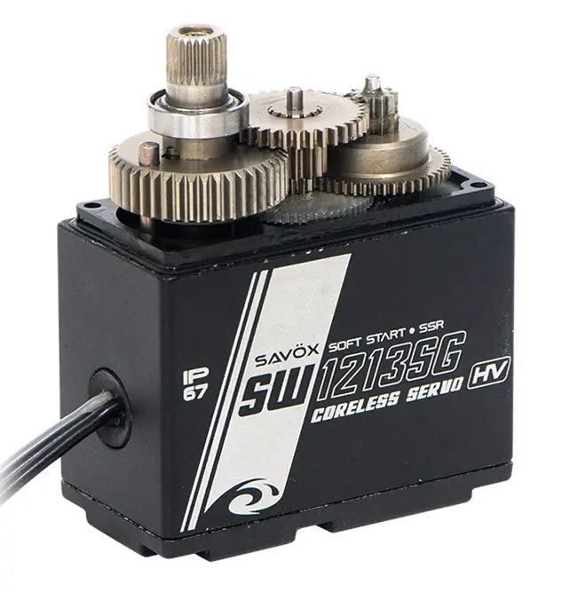 Servo crawler Savox SW-1213SG 38 kg 0,16 s HV Alu Brushless à engrenages en acier WP