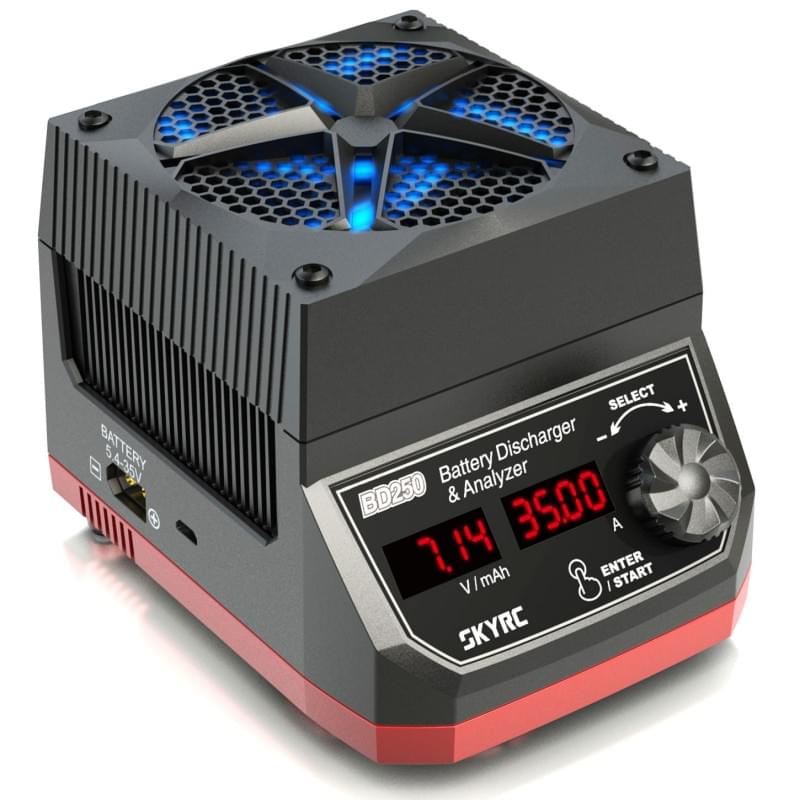 Déchargeur et analyseur de batterie BD250 (5,4 à 35 V, jusqu'à 35 A et 250 W)