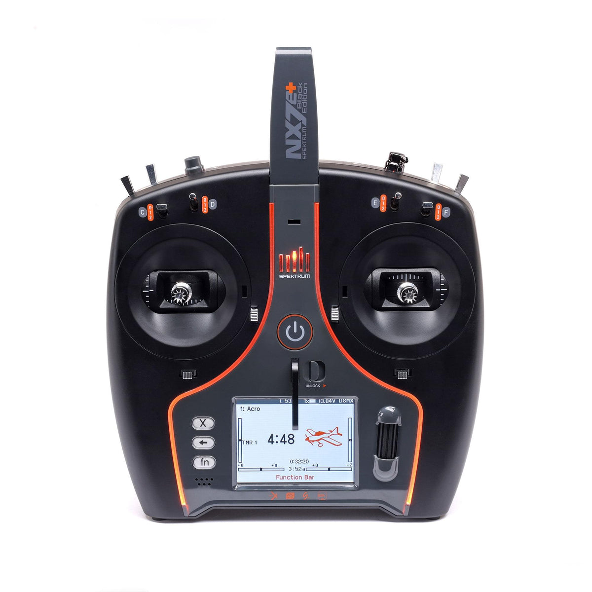 Radio Spektrum DSMX 14 canaux NX7e+ seule couleur noir - SPMR7120EU - Breizh Modélisme.