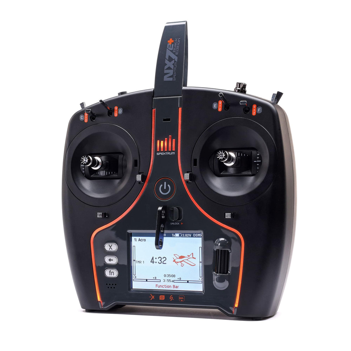 Radio Spektrum DSMX 14 canaux NX7e+ seule couleur noir - SPMR7120EU - Breizh Modélisme.