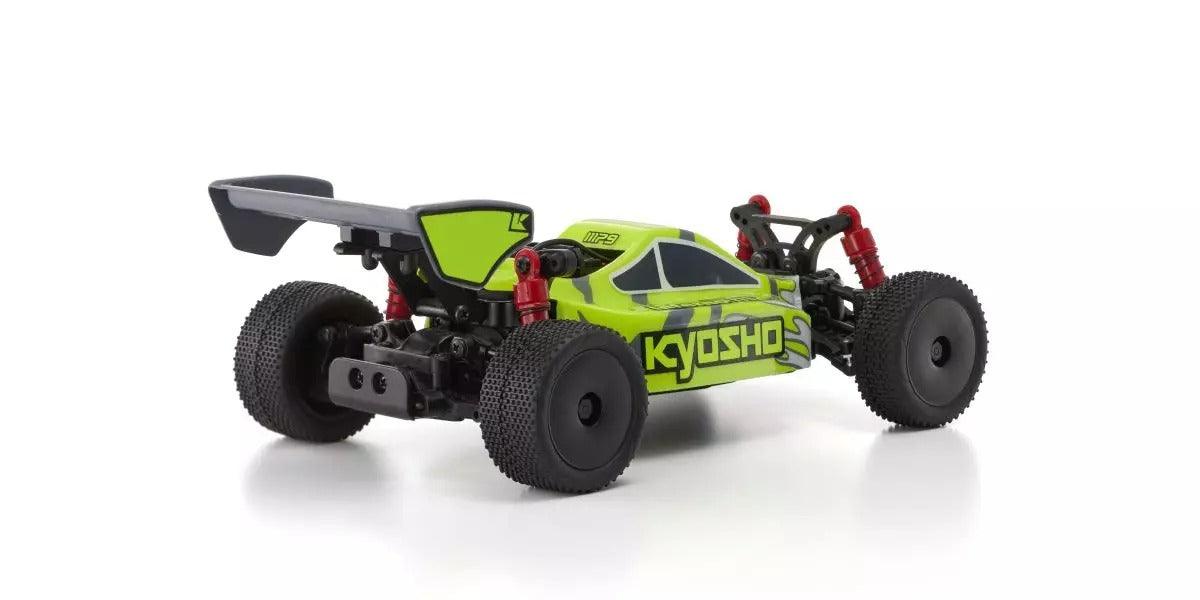 Buggy RC Kyosho Mini-Z MB010 Inferno MP9 TKI3 4WD Readyset 1/28 Blanc/Jaune - Breizh Modélisme.