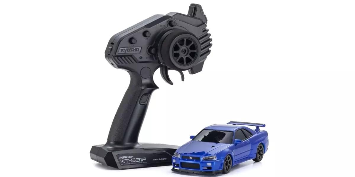 Kyosho Mini-Z AWD Nissan Skyline GT-R R33 Argent Nismo (MA020-KT-531P) K.32659S - Breizh Modélisme.