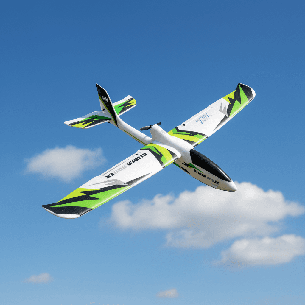 Planeur RC T2M vert 600 Glider EX 6ch 600mm