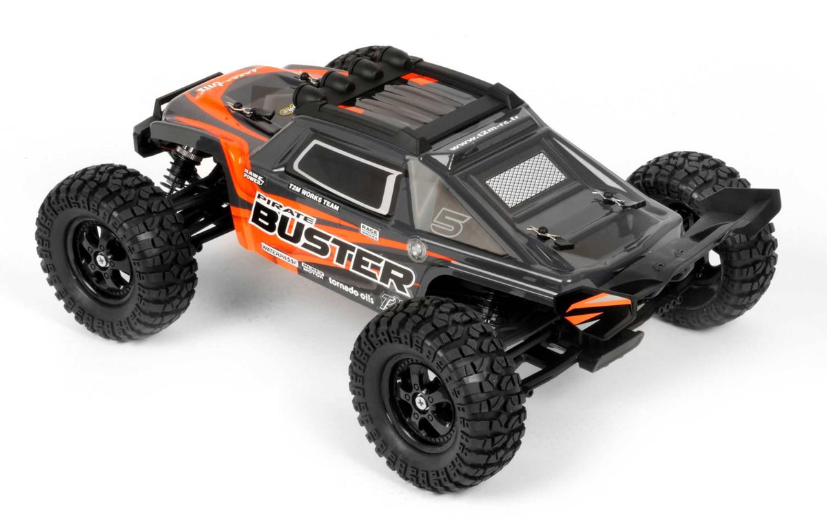T2M Pirate Buster T4965 – Buggy RC électrique 4x4 1/10 RTR orange