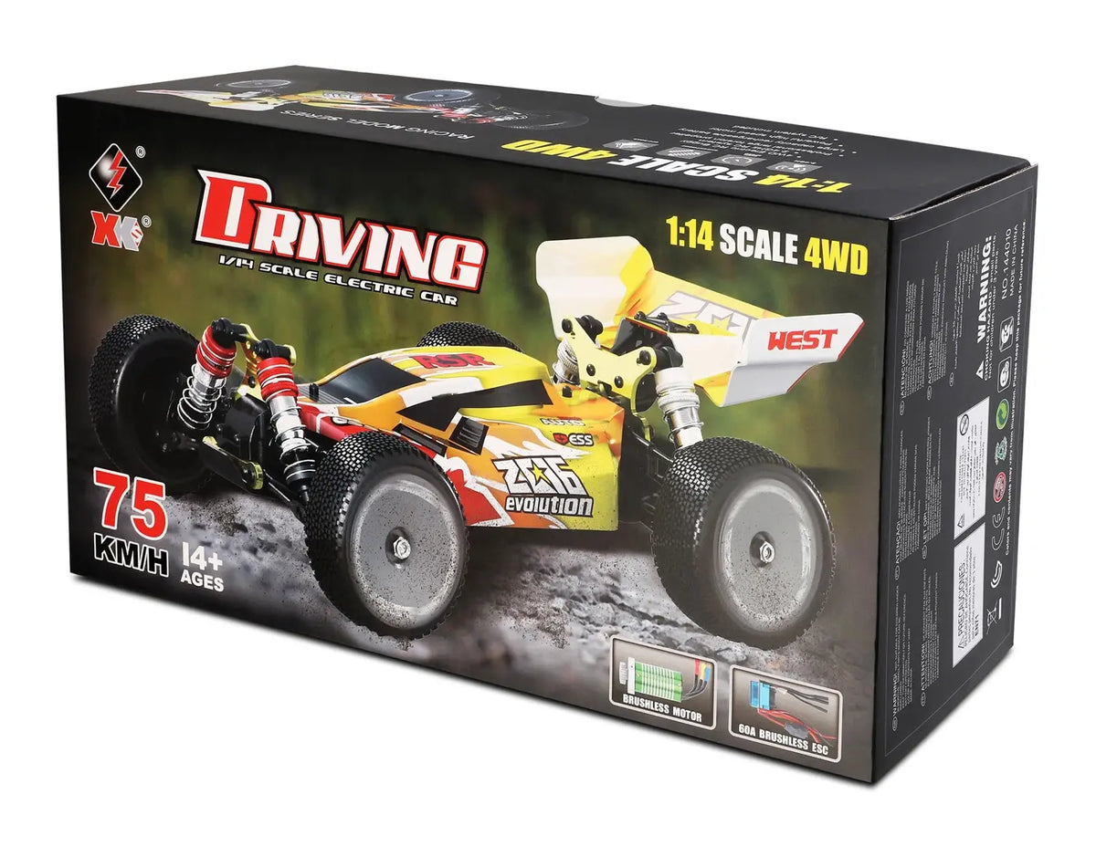 Buggy RC Wltoys 144010 Brushless RTR 1/14 - 75km/h 4WD