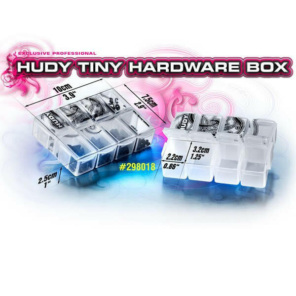 Boite de Rangement 8 Compartiments - Hudy 298018 - Breizh Modélisme.
