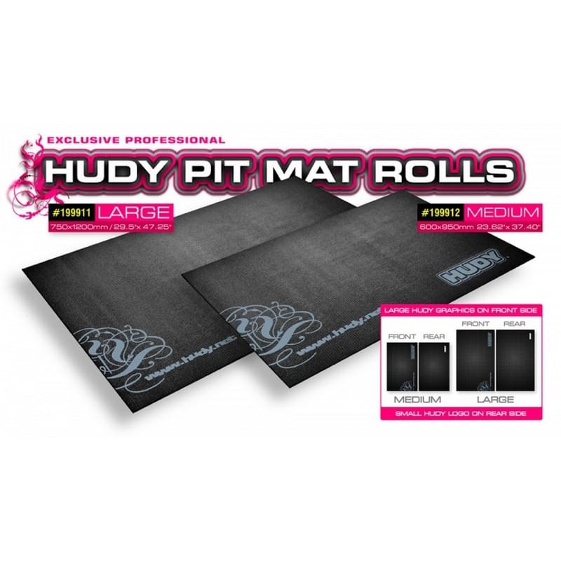 Tapis de stand noir HUDY (75x120cm) 199911 - Breizh Modélisme.