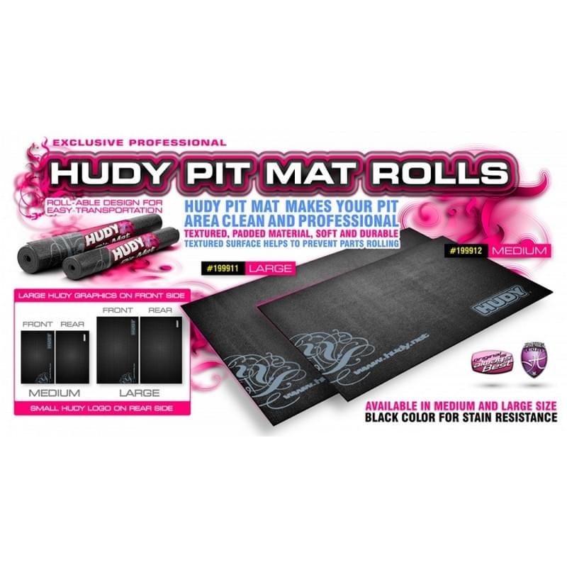 Tapis de stand noir HUDY (75x120cm) 199911 - Breizh Modélisme.