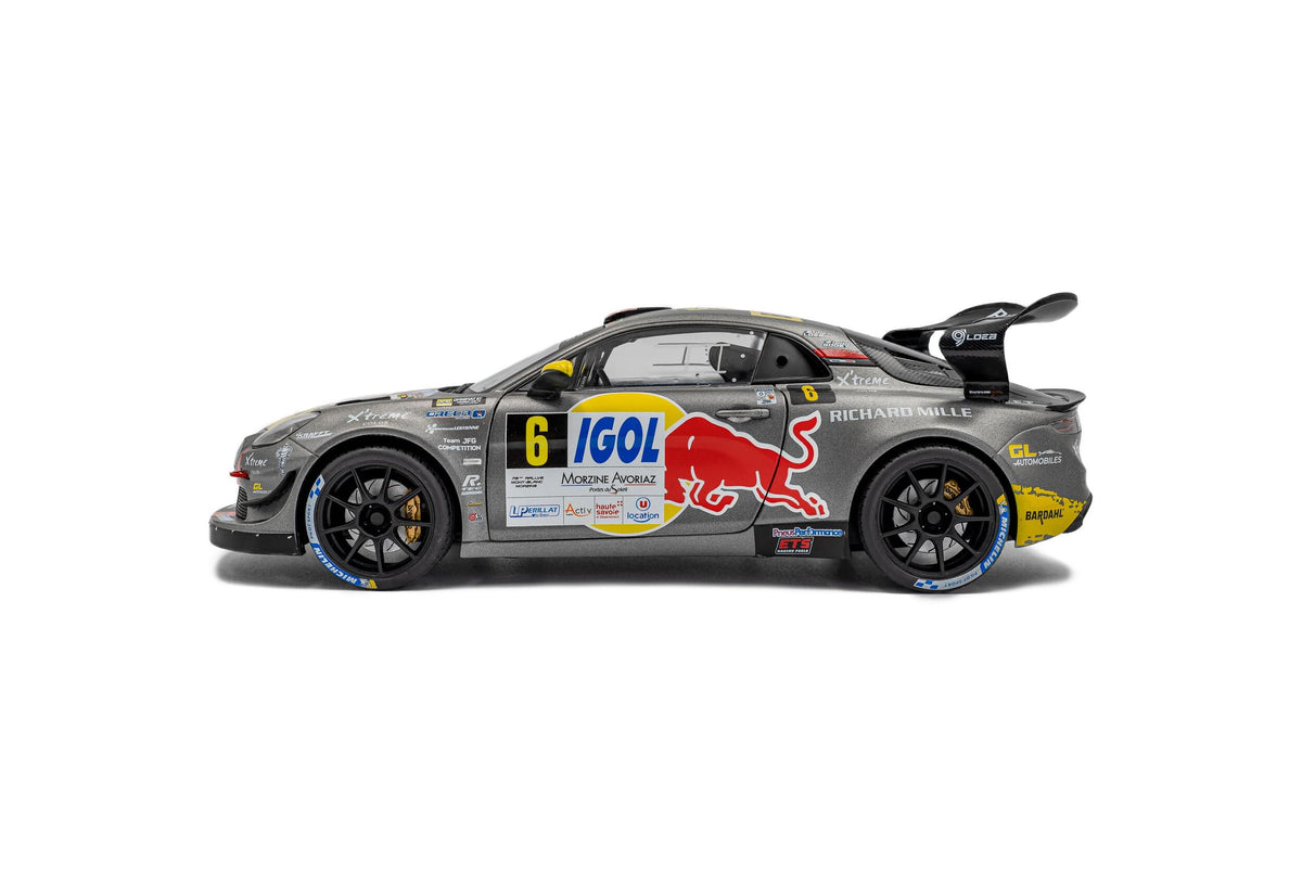 Solido S1801630 Voiture miniature collection 1/18 Alpine A110 RGT+ – Rallye Du Mont Blanc – 2024