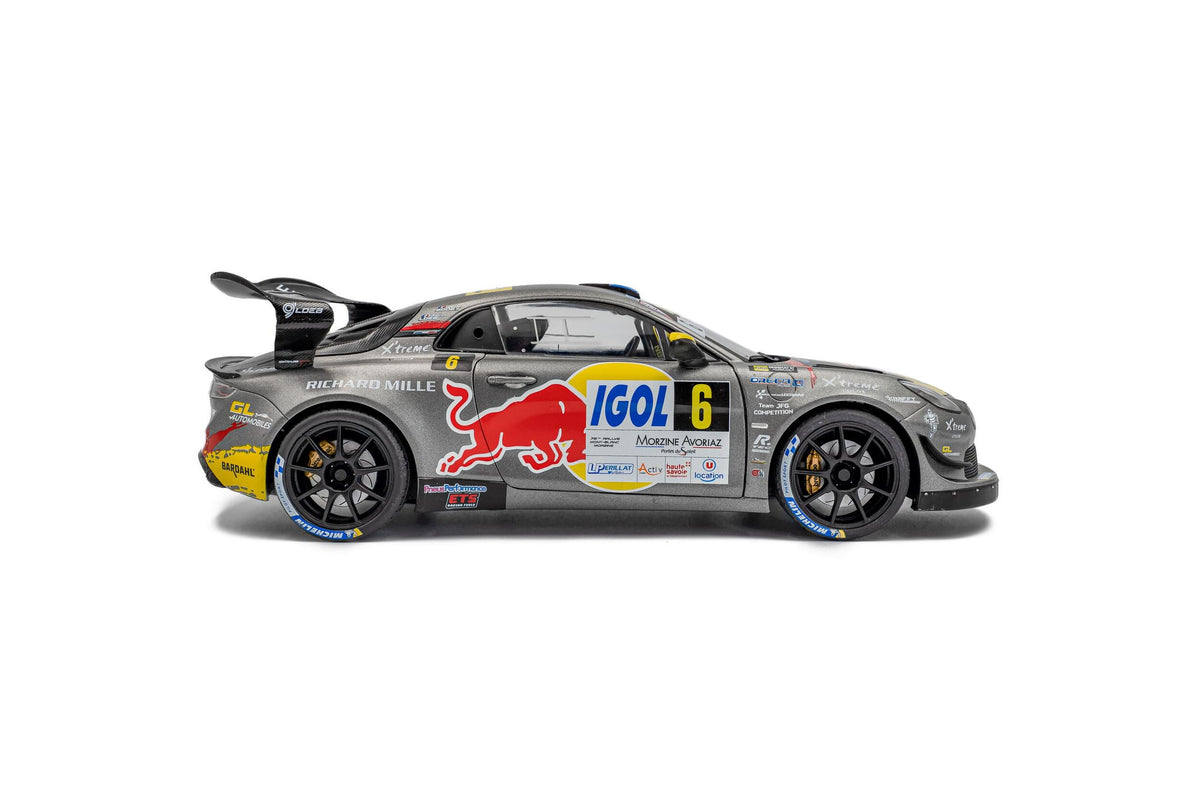 Solido S1801630 Voiture miniature collection 1/18 Alpine A110 RGT+ – Rallye Du Mont Blanc – 2024