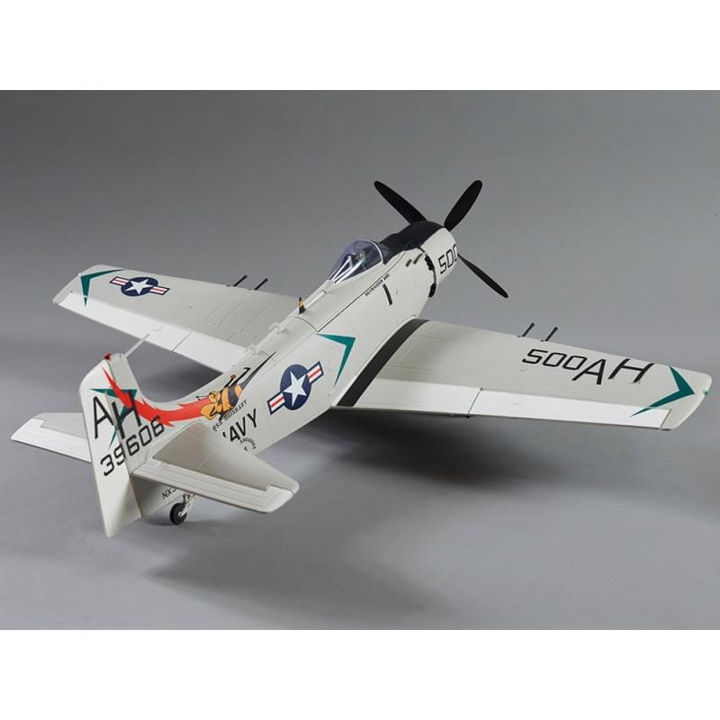 Avion RC 800mm A1 Skyraider Warbird PNP kit DB006PG - Breizh Modélisme.