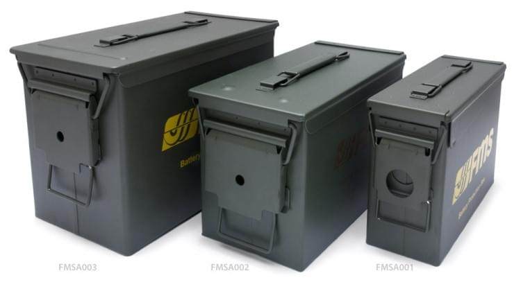Boîtes anti-feu pour protection et transport des batteries FMSA001 - Breizh Modélisme.